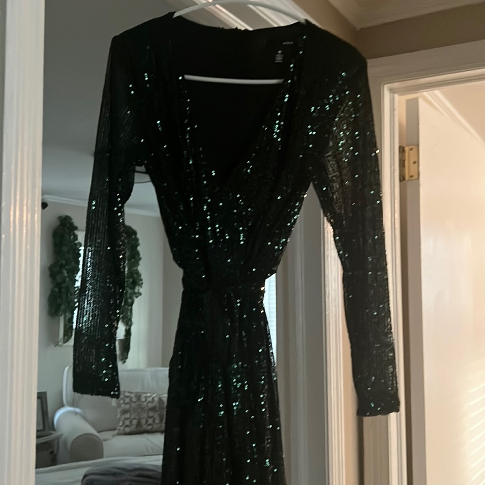 Green Sequin Jumpsuit!